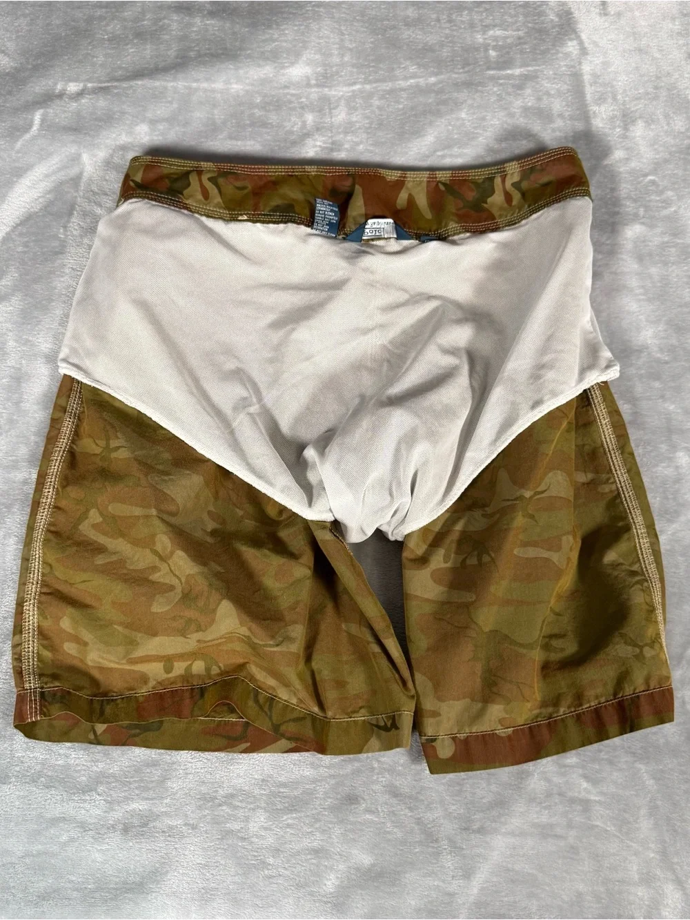 Vintage Polo Ralph Lauren Board Shorts Mens 34 8.5” Hunting Fishing Club Camo